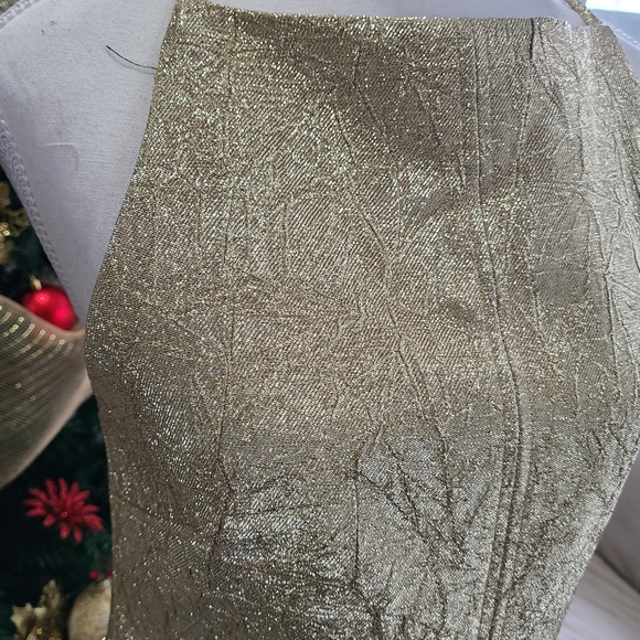 BRAND NEW ZARA SHINY GOLD DRESS SIZE SMALL - Picture 5 of 8